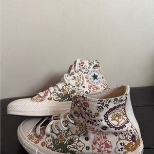 Converse Cream High Tops